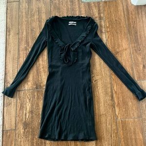 Black long sleeve dress